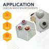 Y10 Ceramic Disc Magnet - 3/16 in. dia x 1/8 in. thick - 0.12lbs Pull