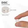 N42 Neodymium Disc Magnet - 15/32 in. dia x 1/4 in. thick - 9.48lbs Pull