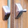 60 x 70 x 1 in. Stainless Steel Magnetic Gate Latch - Brushed Stainless