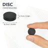 N42 Neodymium Rubber Coated Disc Magnet - 11/16 in. dia x 5/32 in. thick - 3.96lbs Pull