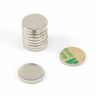Nickel Plated Mild Steel Disc with 3M Self-Adhesive - 13/16 in. dia x 1/16 in. thick