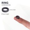 Y10 Ceramic Magnets - 7/16 in. O.D. x 5/16 in. I.D. x 1/8 in. thick - 0.17lbs Pull