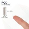 N42 Neodymium Rod Magnet - 1/32 in. dia x 5/32 in. thick - 0.06lbs Pull