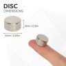 N42 Neodymium Disc Magnet - 19/32 in. dia x 5/16 in. thick - 15.21lbs Pull