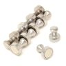 Chrome Skittle Pot Magnet - 13/16 in. dia x 1 in. tall - 19.8lbs Pull