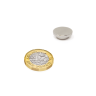 N42 Neodymium Top Hat Magnet - 19/32 in. dia x 3/16 in. thick - 6.62lbs Pull