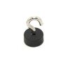Rubber Coated Pot Magnet Countersunk with M5 Eyebolt - 7/8 in. dia x 3/8 in. thick