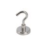 Ceramic Clamping Magnet with M6 Eyebolt - 1-1/4 in. dia - 12.79lbs Pull