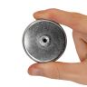 Ceramic Pot Magnet with M5 Internal Thread - 1-7/8 in. dia x 3/8 in. thick - 50.72lbs Pull