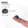 Y10 Ceramic Ring Magnet - 1/2 in. O.D. x 1/16 in. I.D. x 1/4 in. thick - 0.22lbs Pull