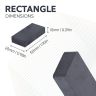 Y30BH Ceramic Rectangular Magnet - 1-7/8 in. x 1 in. x 3/8 in. thick - 6.62lbs Pull