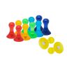 Small Fruity Skittle Magnets - Office & Fridge - 1/2 in. dia x 3/4 in. tall