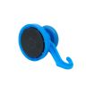 Rubber Coated Neodymium Magnet with Swivel Hook - 1-9/16 in. dia - 4.41lbs Pull - Black