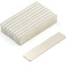 N35 Neodymium Rectangular Magnet - 1-7/8 in. x 3/8 in. x 1/16 in. thick - 7.06lbs Pull