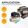 N42 Neodymium Arc Magnet - 13/16 in. O.R. x 1/2 in. I.R. x 90 degree x 3/16 in. thick - 11.02lbs Pull