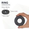 Y30BH Ceramic Ring Magnet - 2-13/16 in. O.D. x 1-3/16 in. I.D. x 15/32 in. thick - 14.11lbs Pull