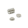 N42 Neodymium Top Hat Magnet - 19/32 in. dia x 3/16 in. thick - 6.62lbs Pull