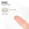 N35 Neodymium Disc Magnet - 1/8 in. dia x 1/16 in. thick - 0.39lbs Pull