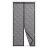 Magnetic Thermal Insulated Curtain - Grey