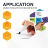 MagFlex® 3 in. x 3 in. x 0.03 in. Flexible Magnetic Sheet - Gloss Dry-Wipe Surface (Assorted)