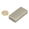 N42 Neodymium Rectangular Magnet - 1-7/8 in. x 1 in. x 3/8 in. thick - 76.96lbs Pull