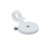 Rubber Coated Cable Holding Magnet - 1.7 in. dia x 1/4 in. high with 3/4 in. Cable Clip - 17.6lbs Pull