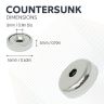 Neodymium Pot Magnets, Steel Discs & Screws Pack - 5/8 in. dia