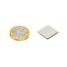 Adhesive N42 Neodymium Magnet - 19/32 in. x 19/32 in. x 1/32 in. thick - 2.09lbs Pull