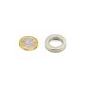 N42 Neodymium Ring Magnet - 1 in. O.D x 5/8 in. I.D x 3/16 in. thick - 20.72lbs Pull