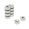 N42 Neodymium Countersunk Disc Magnet - 19/32 in. dia x 9/32 in. thick x 5/32 in. Hole - 12.56lbs Pull