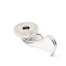 N42 Neodymium Pot Magnet with Swivel Hook - 1-1/4 in. dia - 69.89lbs Pull