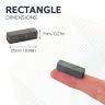 Y30BH Ceramic Rectangular Magnet - 9/32 in. x 9/32 in. x 1 in. thick - 0.51lbs Pull