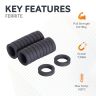 Y10 Ceramic Magnets - 7/16 in. O.D. x 5/16 in. I.D. x 1/8 in. thick - 0.17lbs Pull