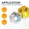 N42 Neodymium Rubber Coated Countersunk Disc Magnet - 5/8 in. dia x 3/16 in. thick x 1/8 in. hole - 4.18lbs Pull (North)