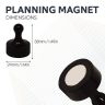 Jumbo Skittle Magnets - Office & Refrigerator - 1-1/8 in. dia x 1-3/8 in. tall