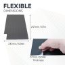 MagFlex® Self-Adhesive Flexible Magnetic Rectangles - 1-7/8 in. x 15/16 in. - 48 per A4 Sheet