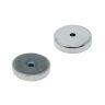 Y30BH Ceramic Countersunk Pot Magnet - 1-9/16 in. dia x 5/16 in. thick x 3/16 in. hole - 24.26lbs Pull
