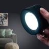(Seconds) MagLight Magnetic 360° LED Wall Light With 3 Colour Temperature Touch, RGB Touch & Remote Control - Black