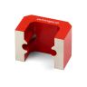 Extra Large Red Alnico Horseshoe Magnet - 2-3/16 in. x 1-9/16 in. x 1-9/16 in. - 50.72lbs Pull