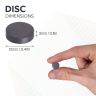 Y30 Ceramic Disc Magnet - 15/32 in. diameter x 1/8 in. thick - 0.23lbs Pull