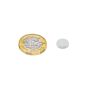 N42 Neodymium Zinc Plated Disc Magnet - 3/8 in. dia x 1/16 in. thick - 3.17lbs Pull