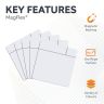 MagFlex® 3 in. x 3 in. x 0.03 in. Scrumboard Magnet - Gloss Dry-Wipe Surface (Assorted)
