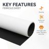 PrintFlex® Latex, Pigment & UV Ink Printable Matt White Ferrous Sheet - 50 in. wide