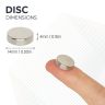 N42 Neodymium Disc Magnet - 9/16 in. dia x 5/32 in. thick - 7.5lbs Pull