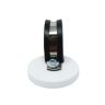 Rubber Coated Cable Holding Magnet - 1-11/16 in. dia x 1/4 in. high with 7/8 in. Rubber Clamp - 17.6lbs Pull
