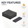 Y30BH Ceramic Rectangular Magnet - 1 in. x 3/8 in. x 1/8 in. thick - 0.97lbs Pull