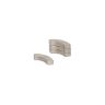 N42 Neodymium Arc Magnet - 13/16 in. O.R. x 1/2 in. I.R. x 90 degree x 3/16 in. thick - 11.02lbs Pull