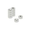 N42 Neodymium Countersunk Disc Magnet - 3/8 in. dia x 3/16 in. thick x 1/8 in. Hole - 4.41lbs Pull