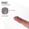 Diametrically Magnetised Samarium Cobalt Disc Magnet - 1/4 in. dia x 5/32 in. thick - 0.66lbs Pull