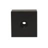 N52 Neodymium Rubber Coated Square Magnet - 1-7/8 in. x 1-7/8 in. x 1 in. thick with 5/16 in. dia Countersunk Hole - 185.22lbs Pull (North/South)